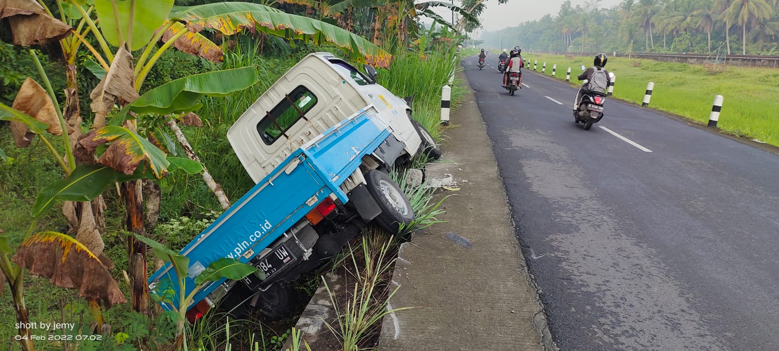 Kecelakaan Roda Empat di Ngulakan